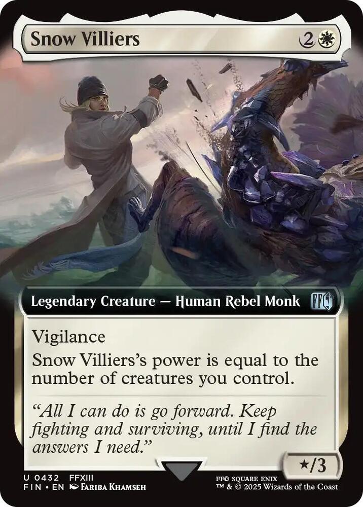 Snow Villiers (Extended Art)-FINAL FANTASY-U-Normal