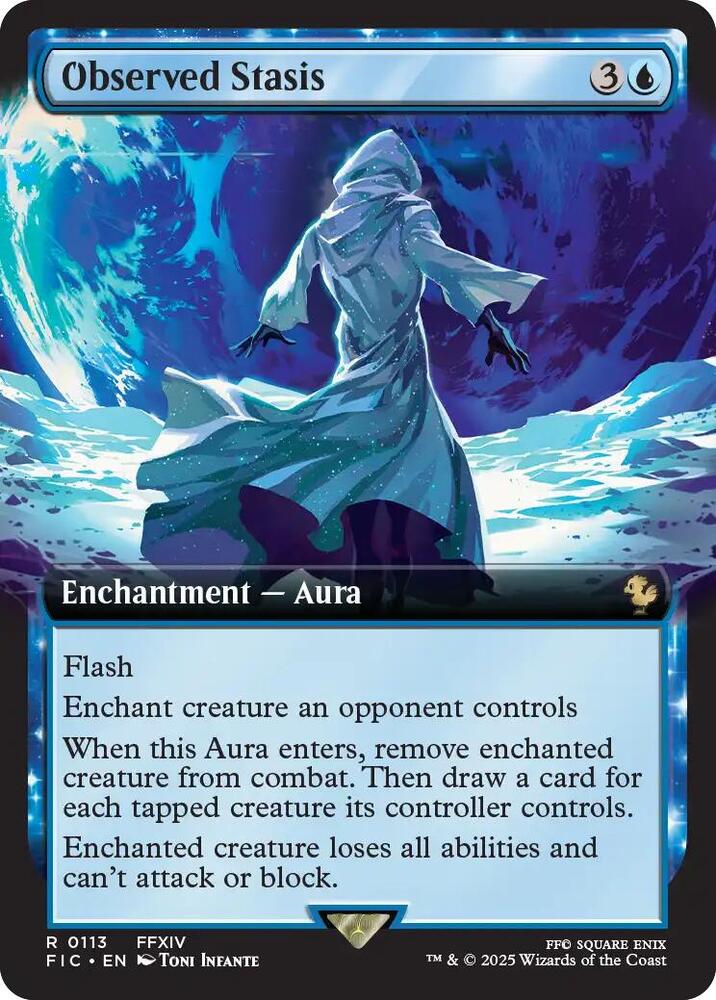 Observed Stasis (Extended Art)-Commander: FINAL FANTASY-R-Normal