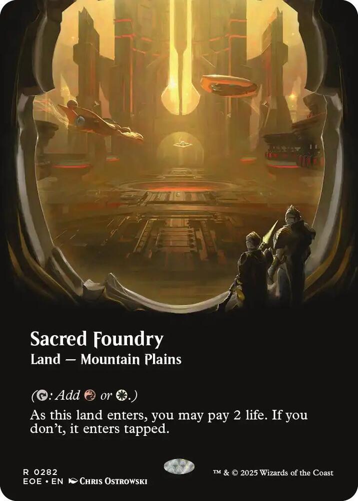 Sacred Foundry (Borderless)-Edge of Eternities-R-Normal