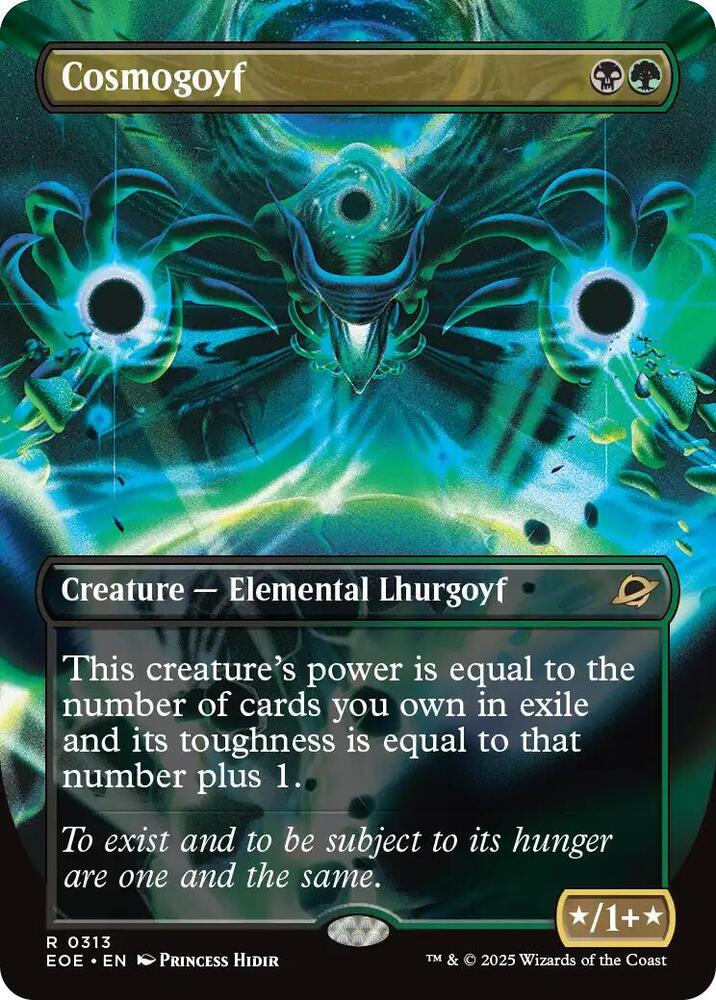 Cosmogoyf (Borderless)-Edge of Eternities-R-Foil