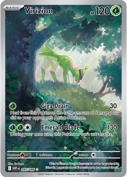 Virizion - 095/086-SV: White Flare-Illustration Rare-Holofoil