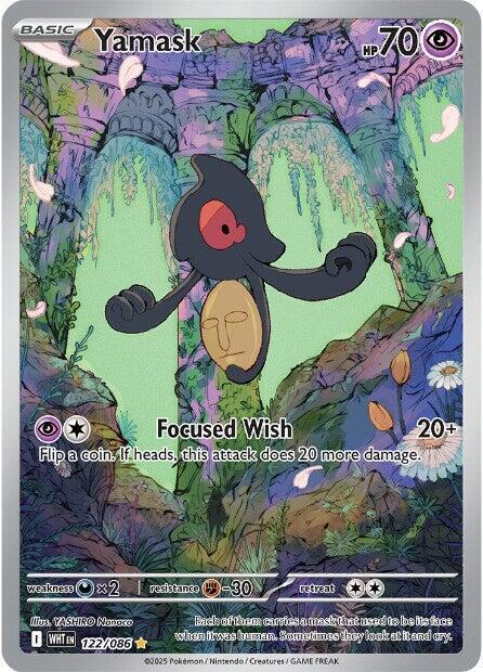Yamask - 122/086-SV: White Flare-Illustration Rare-Holofoil