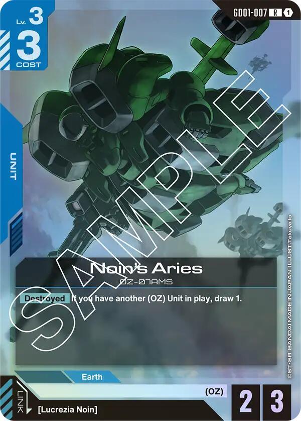 Noin's Aries-Newtype Rising-Rare-Holofoil