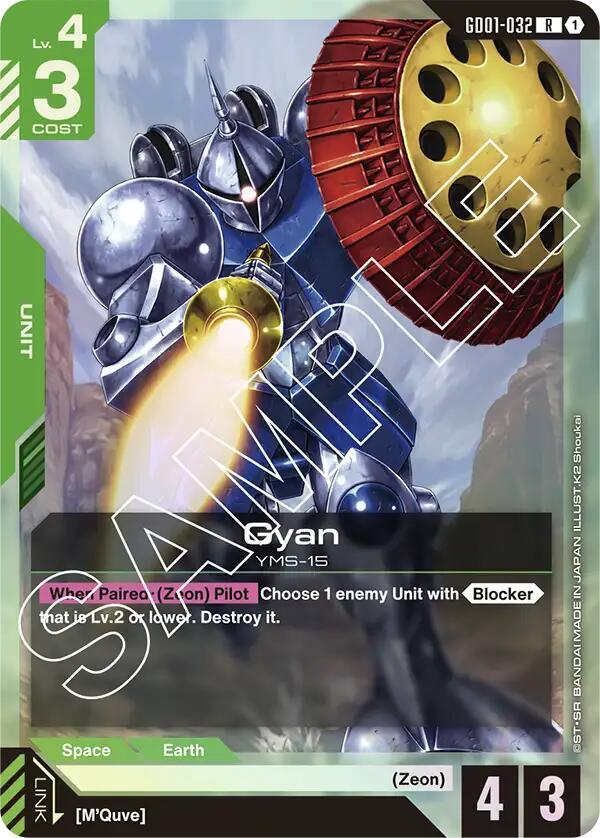 Gyan-Newtype Rising-Rare-Holofoil