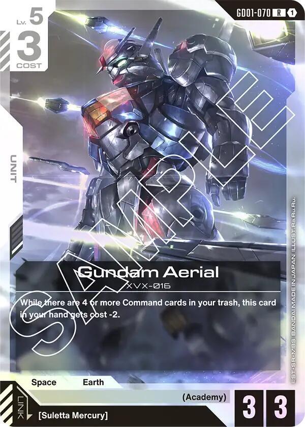 Gundam Aerial-Newtype Rising-Rare-Holofoil