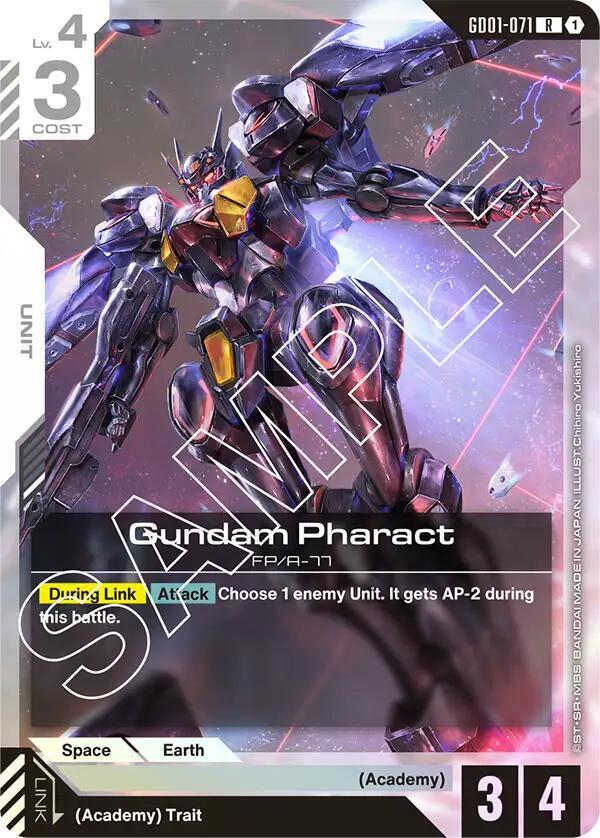 Gundam Pharact-Newtype Rising-Rare-Holofoil