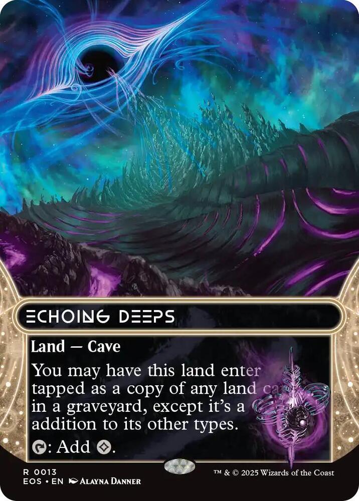 Echoing Deeps (0013) (Borderless)-Edge of Eternities: Stellar Sights-R-Normal