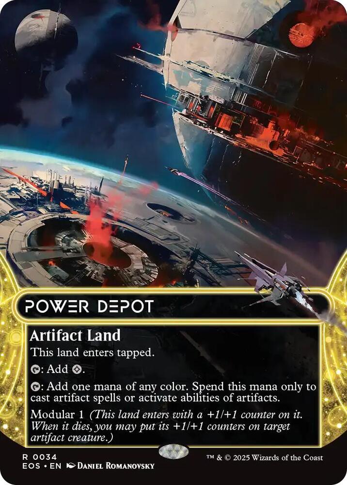 Power Depot (0034) (Borderless)-Edge of Eternities: Stellar Sights-R-Normal