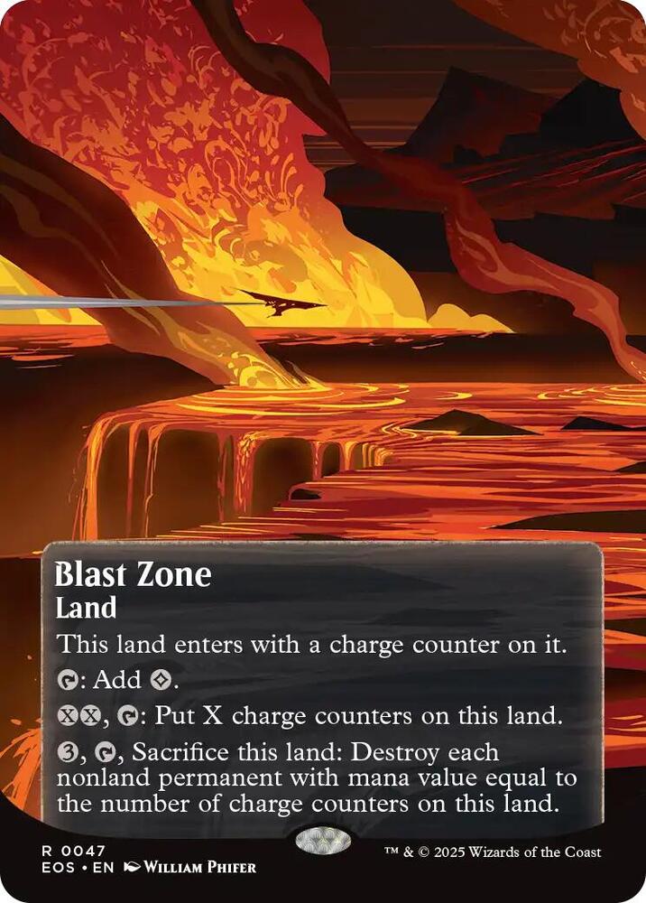 Blast Zone (0047) (Borderless)-Edge of Eternities: Stellar Sights-R-Normal