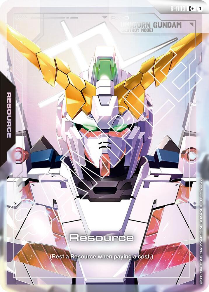 Resource (R-003) (C+)-Newtype Rising-C+-Holofoil