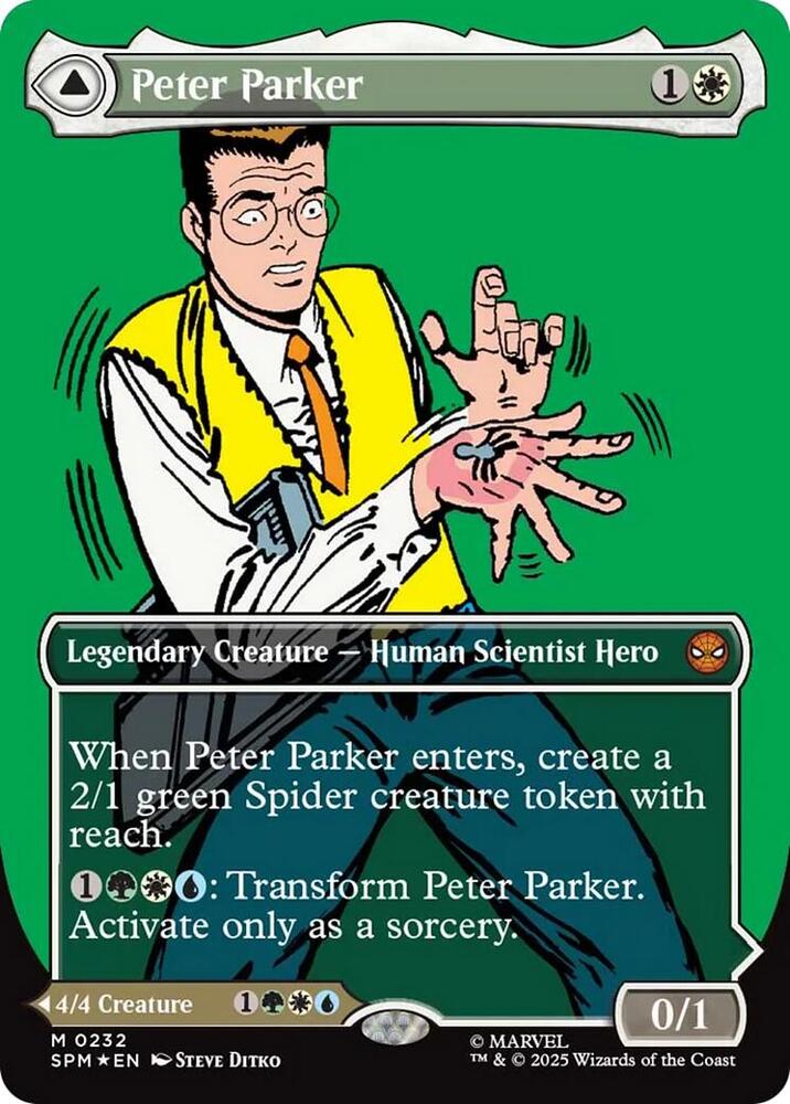 Peter Parker (0232) (Borderless)-Marvel's Spider-Man-M-Foil