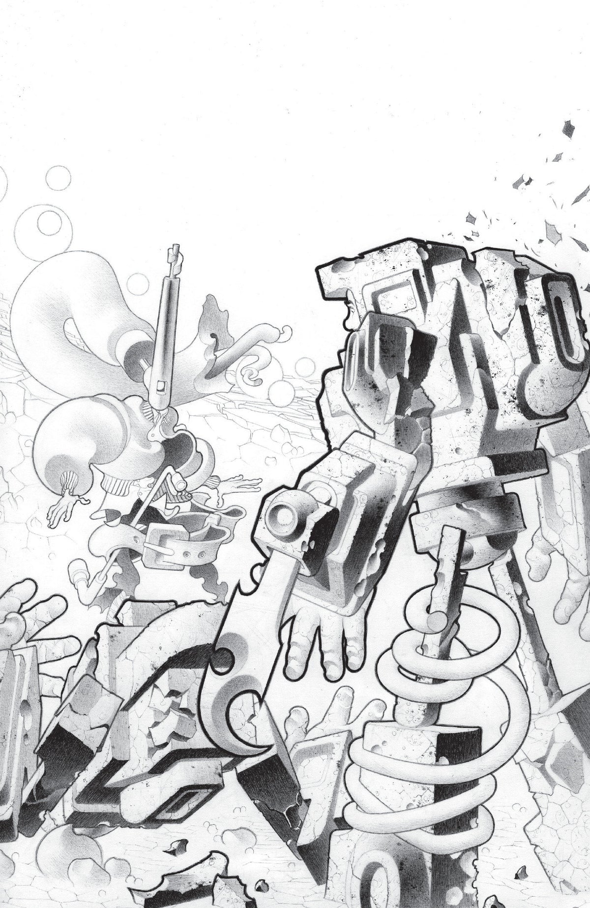 Faceless And The Family Maze Of The Mechanical Aliens #3 Cover C 1 in 10 Matt Lesniewski Variant