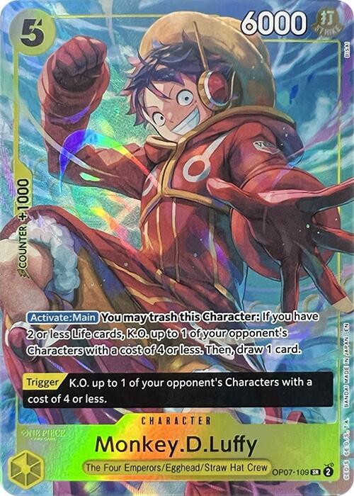 Monkey.D.Luffy (Illustration Box Vol.3)-One Piece Promotion Cards-SR-Foil