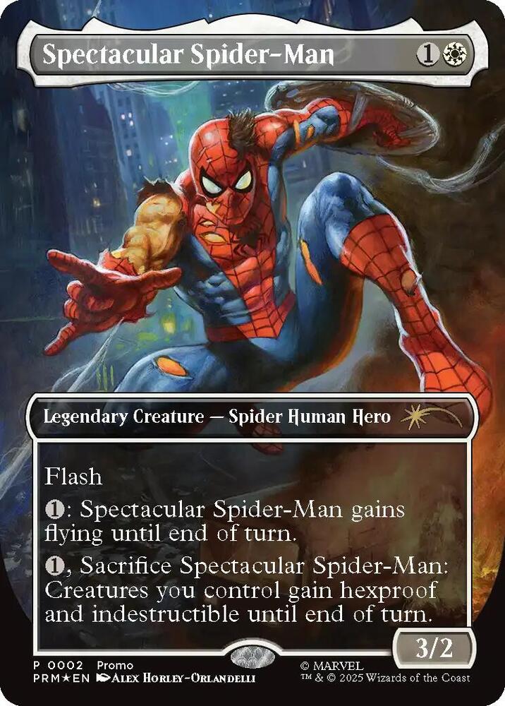 Spectacular Spider-Man (Borderless)-Media Promos-P-Foil