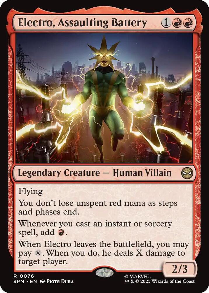 Electro, Assaulting Battery-Marvel's Spider-Man-R-Normal