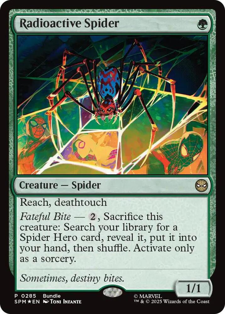 Radioactive Spider-Unique and Miscellaneous Promos-P-Foil