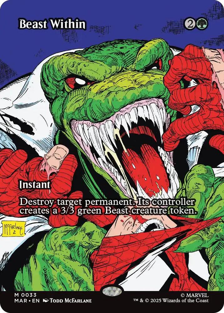 Beast Within (Borderless)-Marvel Universe Eternal-Legal-M-Normal