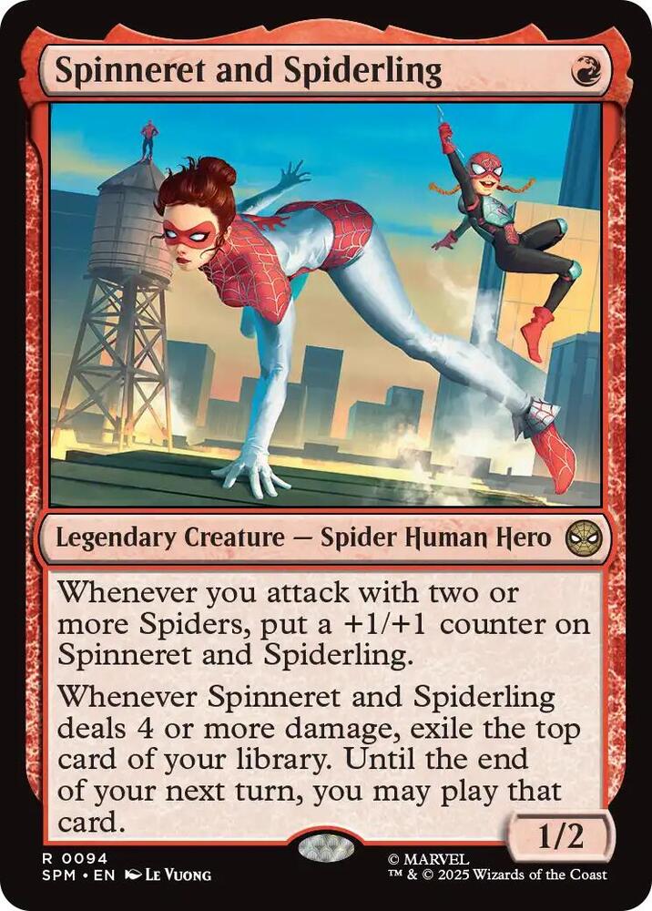 Spinneret and Spiderling-Marvel's Spider-Man-R-Normal