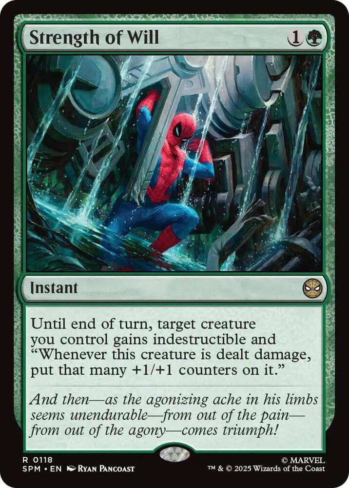 Strength of Will-Marvel's Spider-Man-R-Foil