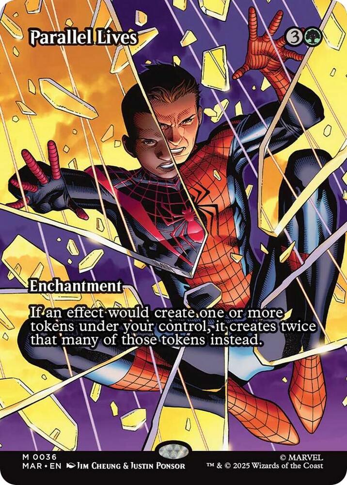 Parallel Lives (Borderless)-Marvel Universe Eternal-Legal-M-Foil