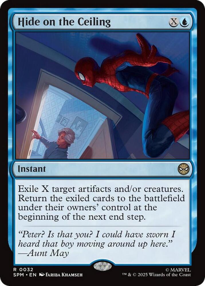 Hide on the Ceiling-Marvel's Spider-Man-R-Foil