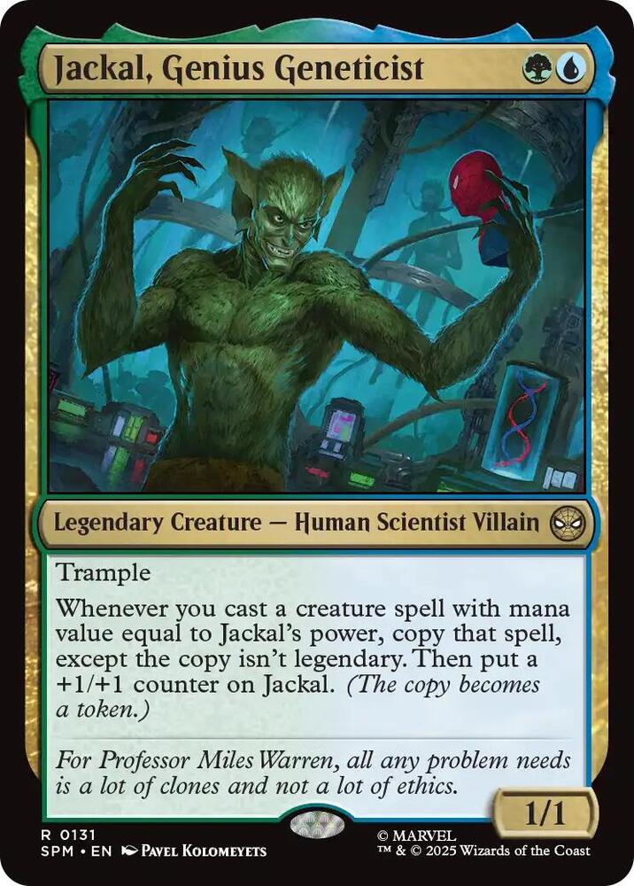 Jackal, Genius Geneticist-Marvel's Spider-Man-R-Normal