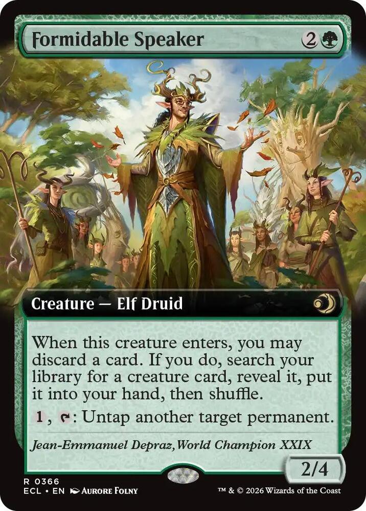 Formidable Speaker (Extended Art)
