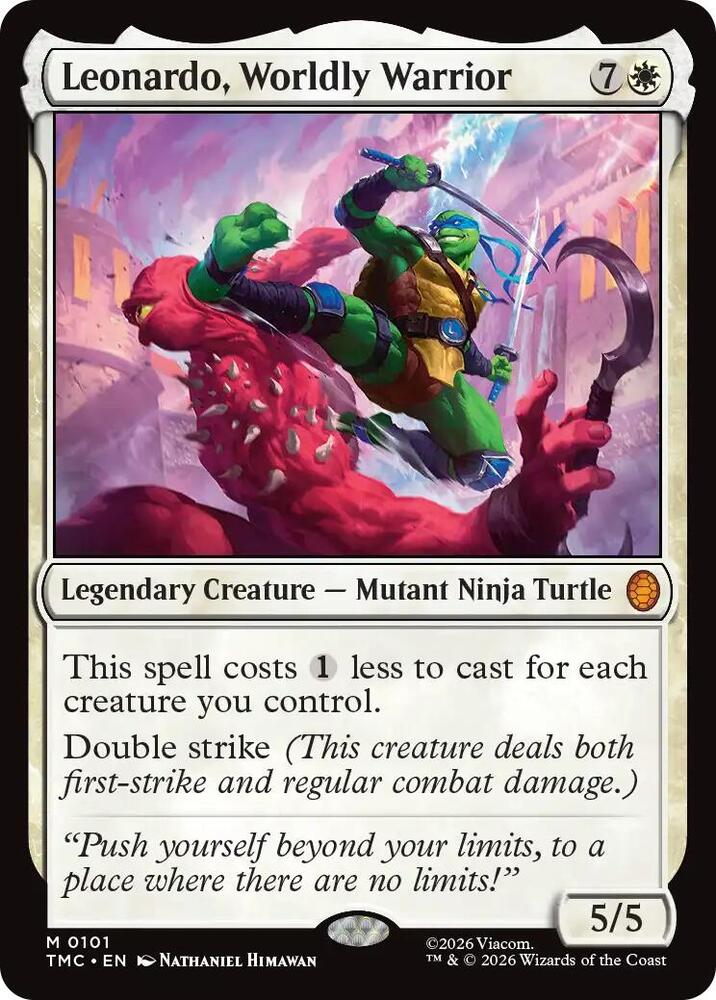 Leonardo, Worldly Warrior-Commander: Teenage Mutant Ninja Turtles-M-Normal