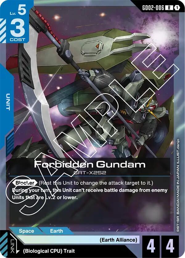 Forbidden Gundam-Dual Impact-Rare-Holofoil