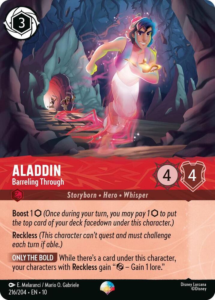 Aladdin - Barreling Through (Epic)-Whispers in the Well-Epic-Holofoil