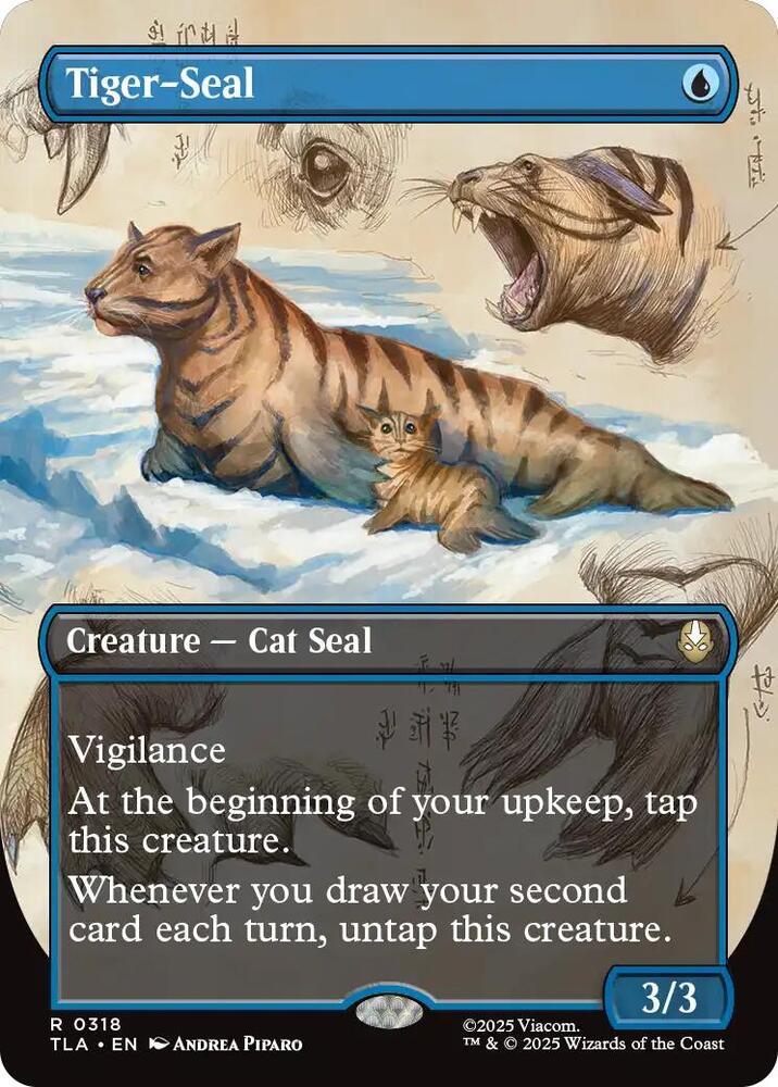 Tiger-Seal (Borderless)-Avatar: The Last Airbender-R-Foil