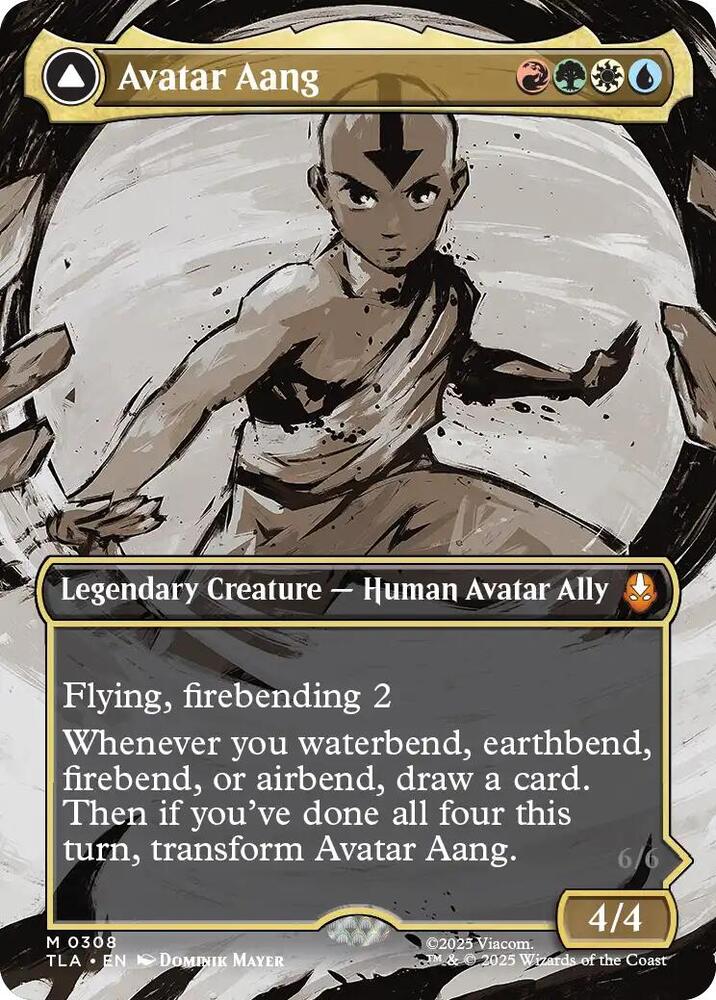 Avatar Aang (Borderless)-Avatar: The Last Airbender-M-Normal