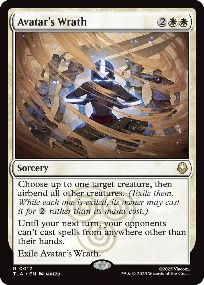 Avatar's Wrath-Avatar: The Last Airbender-R-Foil