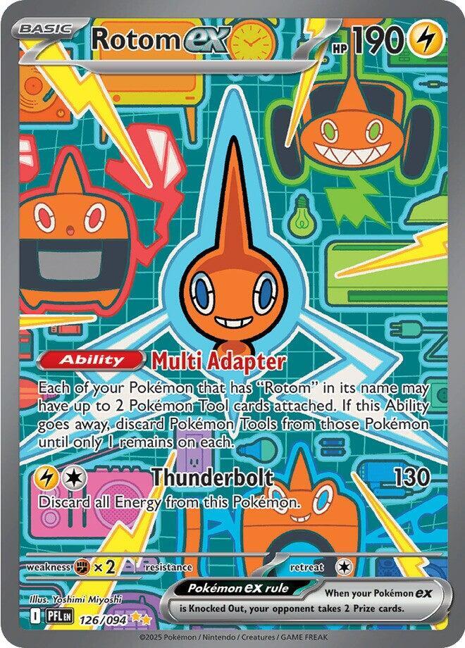 Rotom ex - 126/094-ME02: Phantasmal Flames-Special Illustration Rare-Holofoil