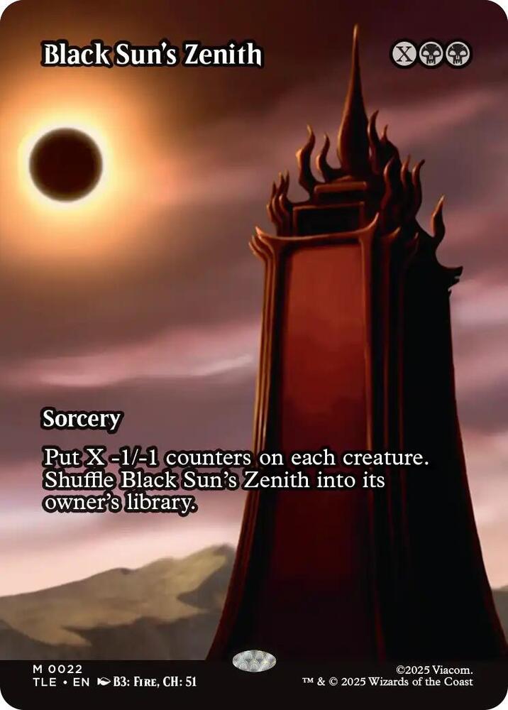 Black Sun's Zenith (Borderless)-Avatar: The Last Airbender: Eternal-Legal-M-Normal