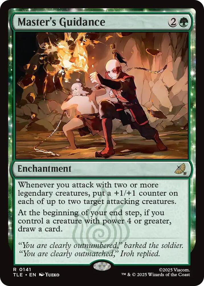 Master's Guidance-Avatar: The Last Airbender: Eternal-Legal-R-Foil