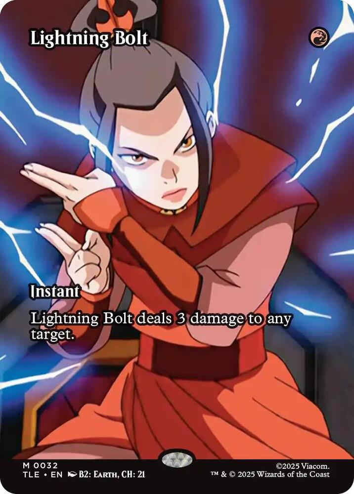 Lightning Bolt (Borderless)-Avatar: The Last Airbender: Eternal-Legal-M-Normal