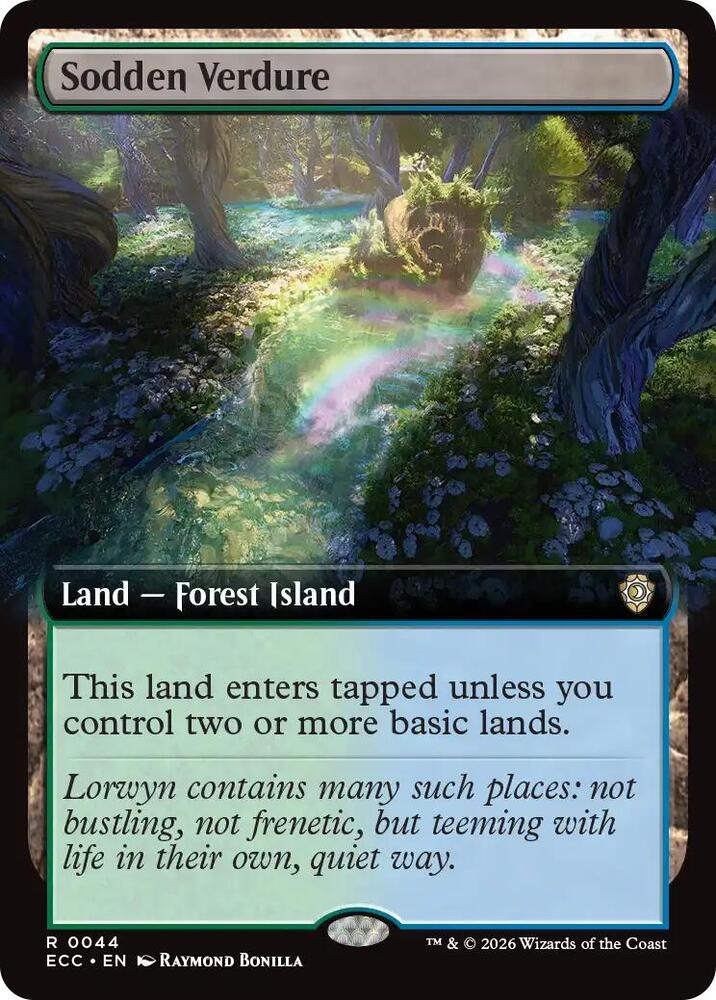 Sodden Verdure (Extended Art)-Commander: Lorwyn Eclipsed-R-Normal