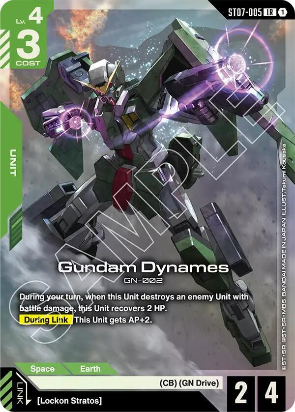 Gundam Dynames (LR)-Starter Deck 07: Celestial Drive-Legend Rare-Holofoil