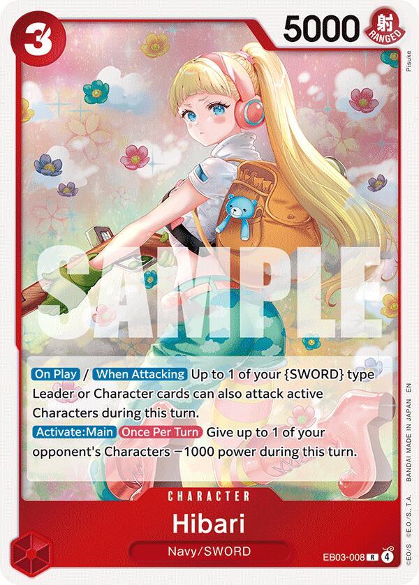 Hibari-Extra Booster: One Piece Heroines Edition-R-Foil