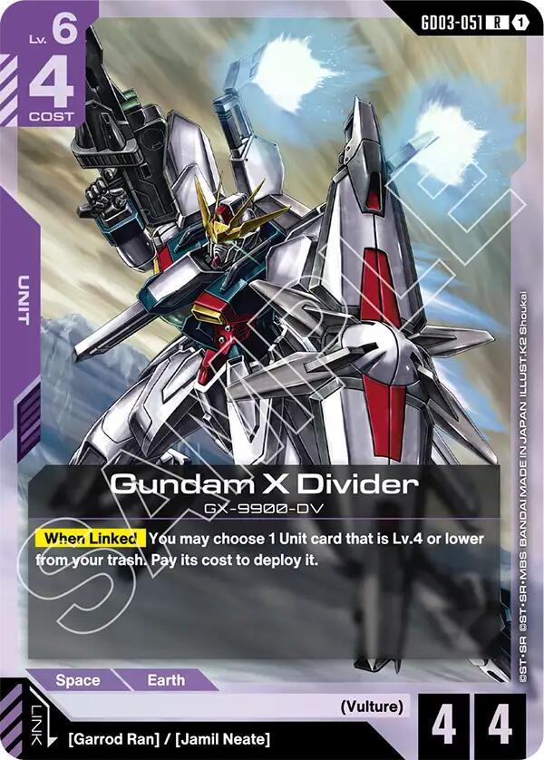 Gundam X Divider-Steel Requiem-Rare-Holofoil