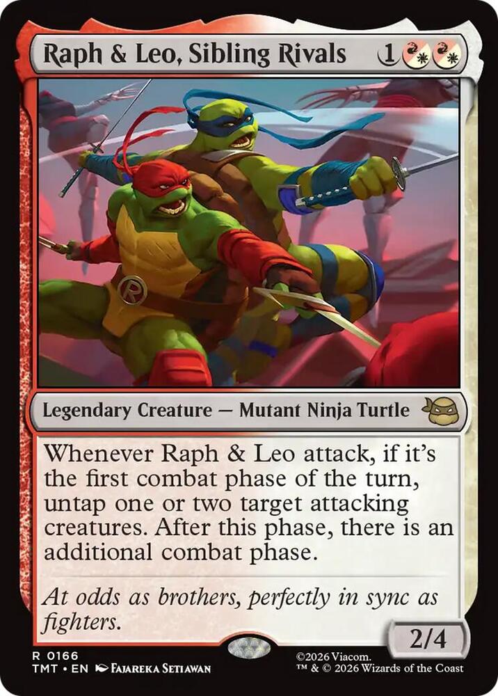 Raph & Leo, Sibling Rivals-Teenage Mutant Ninja Turtles-R-Foil