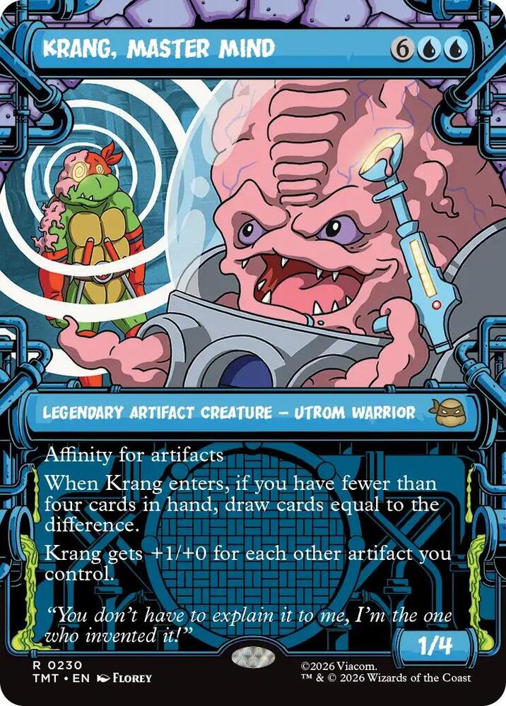 Krang, Master Mind (Showcase)-Teenage Mutant Ninja Turtles-R-Foil