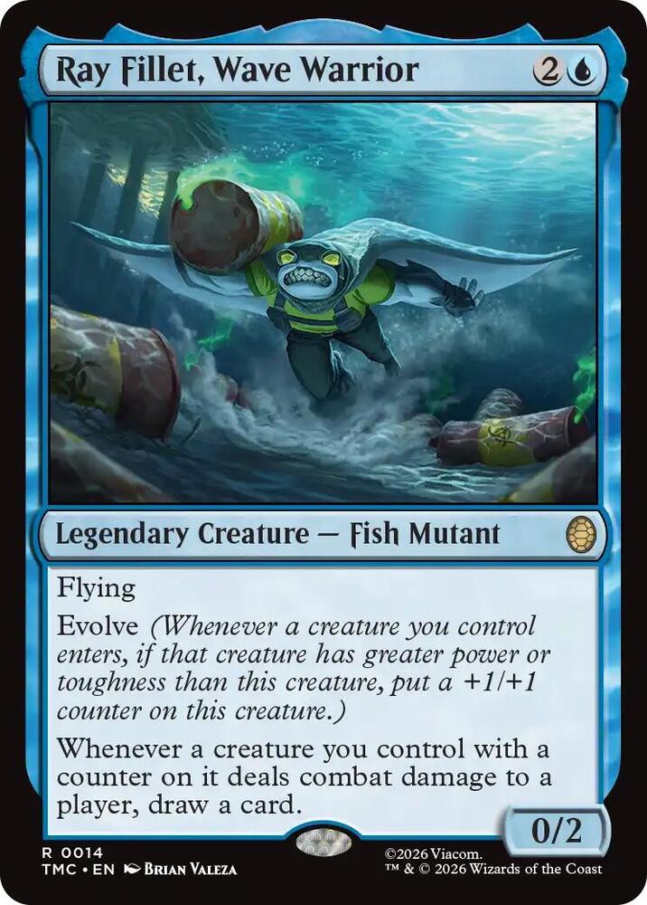 Ray Fillet, Wave Warrior-Commander: Teenage Mutant Ninja Turtles-R-Normal