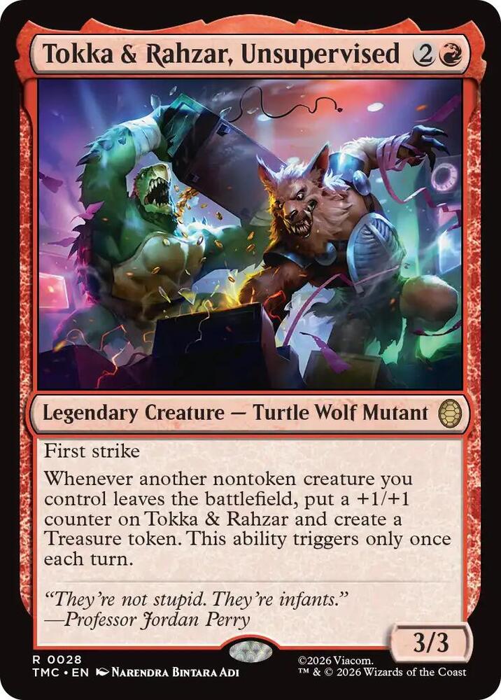 Tokka & Rahzar, Unsupervised-Commander: Teenage Mutant Ninja Turtles-R-Normal
