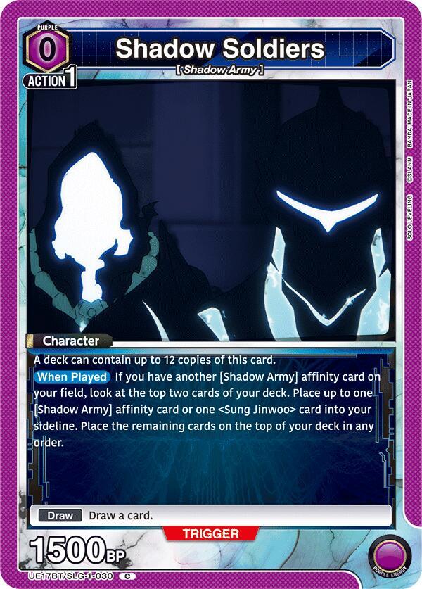 Shadow Soldiers (Box Topper Foil)-UE17BT: SOLO LEVELING-Common-Foil