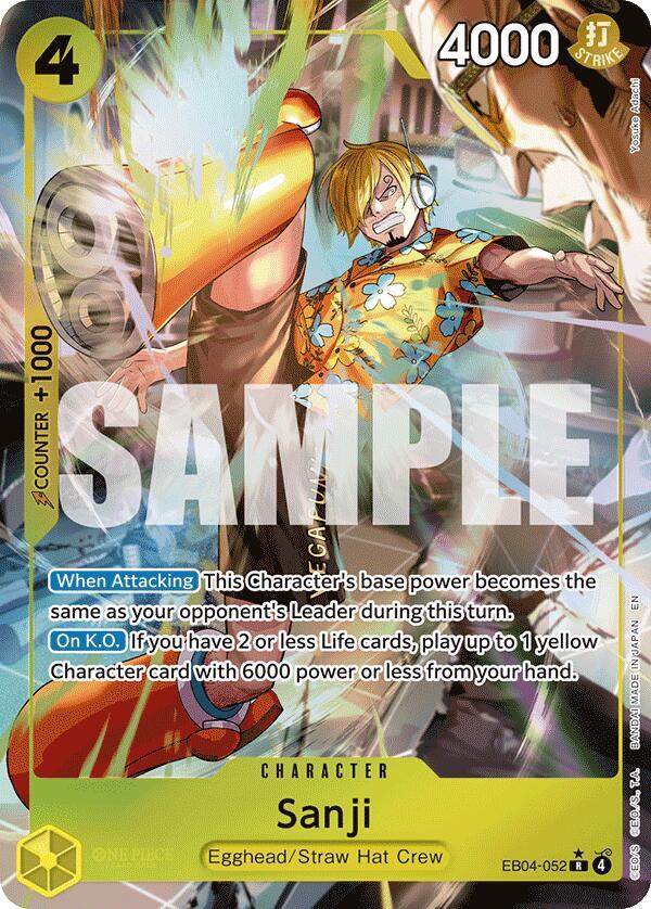 Sanji (EB04-052) (Alternate Art)-Adventure on Kami's Island-R-Foil