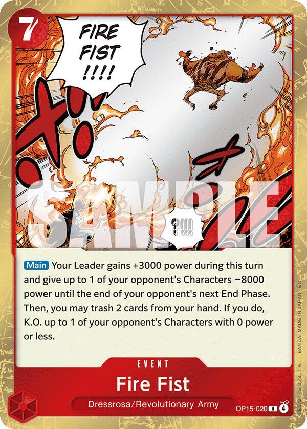 Fire Fist-Adventure on Kami's Island-R-Foil