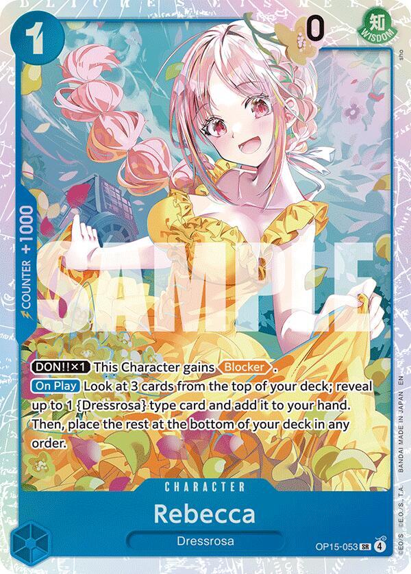 Rebecca (OP15-053)-Adventure on Kami's Island-SR-Foil