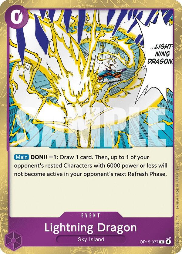 Lightning Dragon-Adventure on Kami's Island-R-Foil